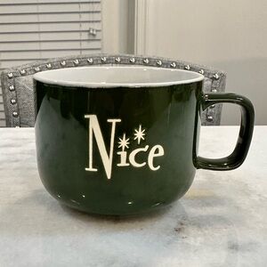 Global Design Connections Naughty & Nice Christmas Mug - NWOT